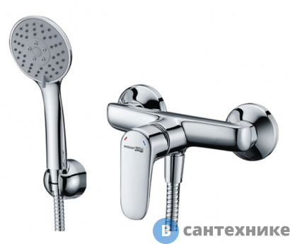 картинка Смеситель WasserKRAFT Vils 5602 для душа латунь, хромоникелевое покрытие