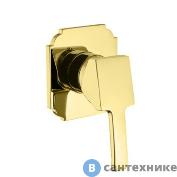 картинка Смеситель Cezares LEGEND-DIM-03/24 встраиваемый однорычажный для душа, золото