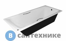 Чугунная ванна CASTALIA PRIME S2021 180x80 хр. ручки (без ножек)