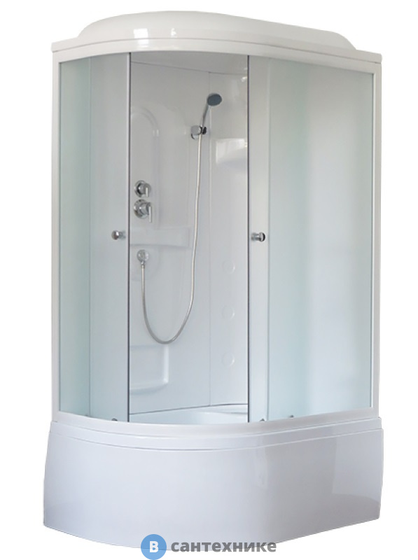 Душевая кабина Royal Bath RB 8120BK1-M R 1200x800x2170 (матовое)