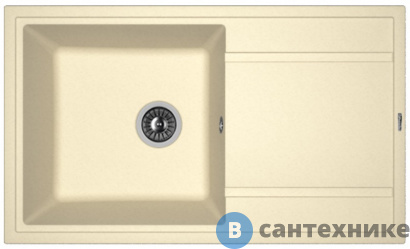 картинка Кухонная мойка FLORENTINA Липси 860, шампань FS (20.130.D0860.202)