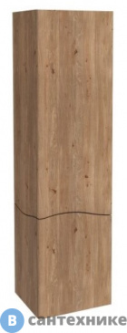 картинка Колонна Jacob Delafon Sherwood EB1836RRU-P13 шарниры справа, без подсветки (40x34x147 см), состаренный дуб