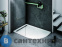 картинка Душевой поддон Cezares TRAY-AS-RH-100/80-30-W-L из искусственного мрамора, без сифона, панели и ножек