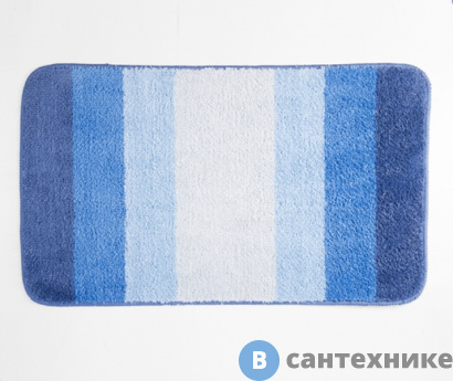 картинка Коврик WasserKRAFT Lopau BM-1101 для ванной комнаты 75х45 см микрофибра