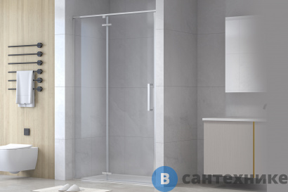 картинка Душевая  дверь Royal Bath BERN-V RB 90-T-CH 900*1950 (BERN-V RB 90-T-CH)
