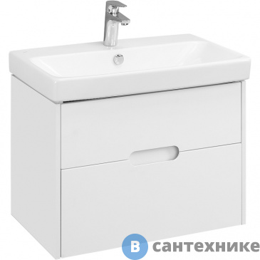 картинка Тумба под раковину Акватон Оливия 70 белый матовый (1A254301OL010)