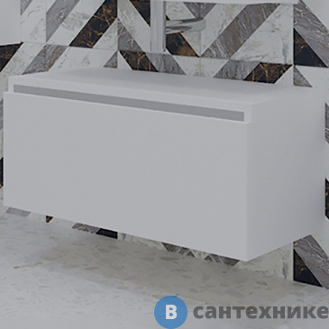 картинка Ящик под столешницу Armadi Art 897-100-W 100 см WHITE глянец VALLESSI UNO-S