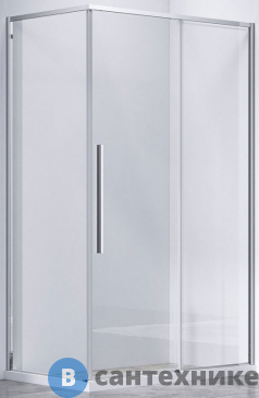 картинка Душевой уголок Vincea Slim-N VSR-4SN9013CL, 1300*900, хром, стекло прозрачное, без поддона