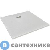Душевой поддон Jacob Delafon TOLBIAC E6D328RU-WPM из искуственного камня 100 х 100 белый, без сифона