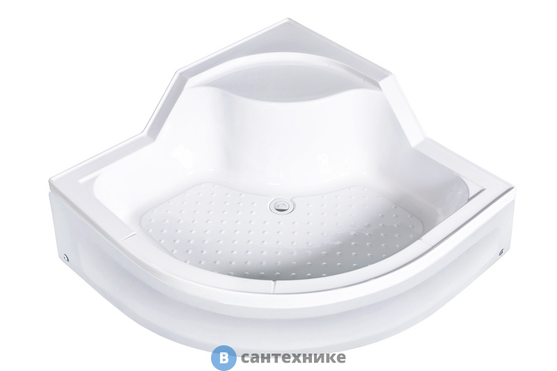 Душевой поддон WEMOR 90/40 C полукруг 900*900*400 мм (10000003924)