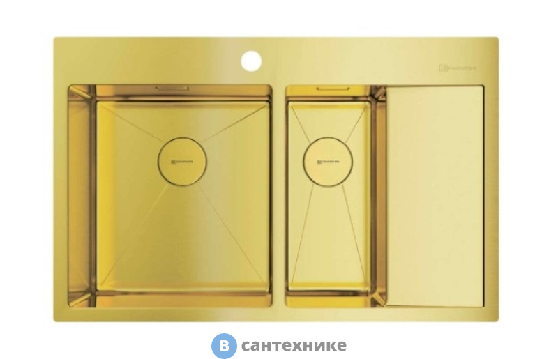 Кухонная мойка OMOIKIRI Akisame 78-2-LG-L (4973087)