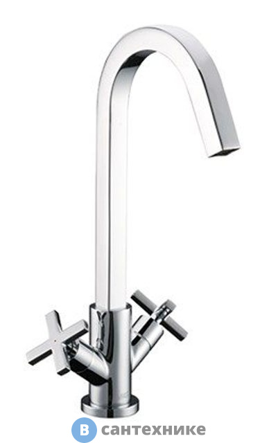 Смеситель WasserKRAFT Weser 7847 для кухни латунь, хромоникелевое покрытие