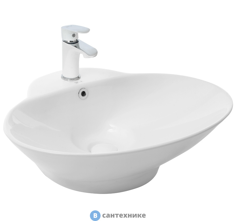 Раковина WELTWASSER ELBACH 3072 накладная (590х480х190)