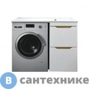 Тумба под раковину AZARIO Magenta 120 под с/машинку (56) белая (CS00079054)