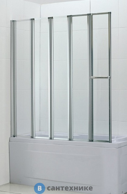 Шторка на ванну Band Hours Inox 120 (1200х1500)