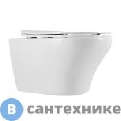 Унитаз Art & MAX GINA подвесной безободковый с креплением AM218CHR
