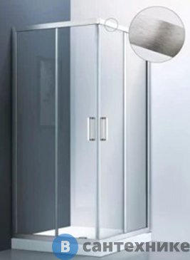 картинка Душевой уголок Veconi RV-83 RV83-80-01-C5 стекло прозрачное/6 мм/ без поддона