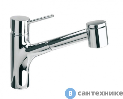 картинка Смеситель Paini 78CR576LMKM Cox для кухни с выдвижным изливом, хром