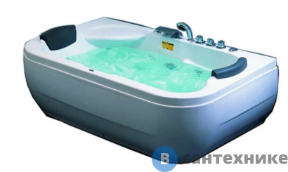 картинка Акриловая ванна APPOLLO AT-0535 (180х110х69) /гидромассаж, аэромассаж/