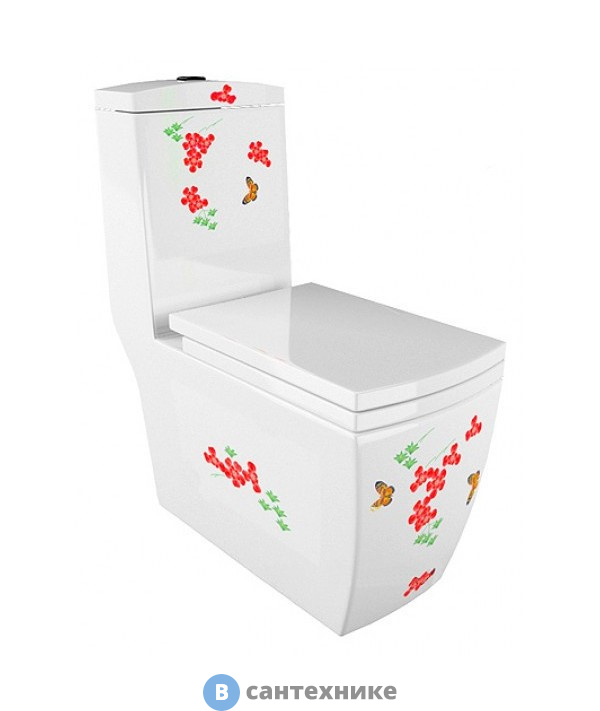 Унитаз с бачком Arcus 050 моноблок белый DW (без сиденья)