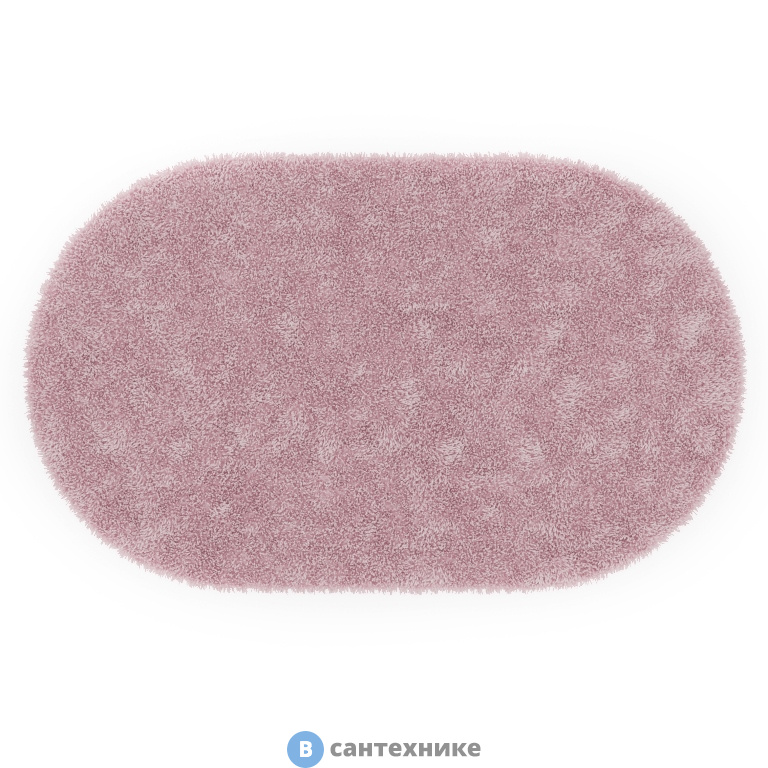 Коврик WasserKRAFT Dill BM-3947 Barely Pink для ванной комнаты