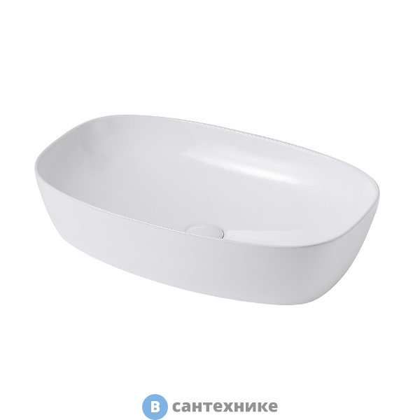 Раковина ABBER Rechteck AC2206 накладная белая