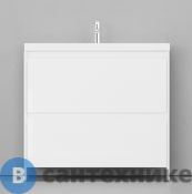 Тумба с раковиной Velvex Klaufs 80.2Y напольная (белый) (tnKLA.80.2Y-616.216)