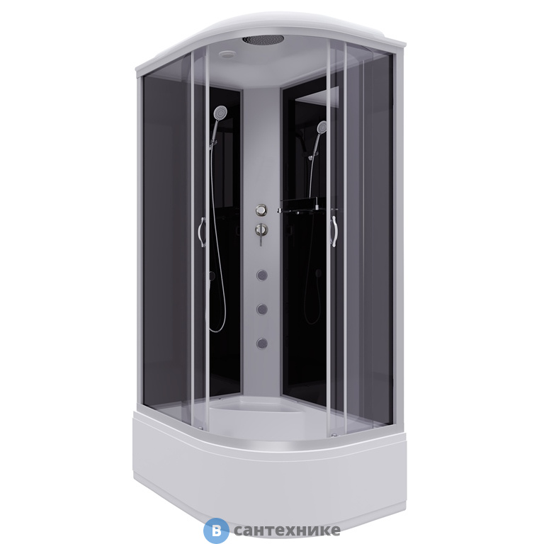 Душевая кабина Niagara NG-2510-14LG (1200х800х2150) высокий поддон, стекло тонированное