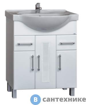 картинка Тумба под раковину М-Классик Хилтон 70 СН (Erica 70) (6713mkt)