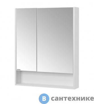 картинка Зеркальный шкаф Акватон Сканди 70 белый (1A252202SD010)