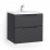 Тумба под раковину Jorno Slide 65 подвесная, антрацит (Sli.01.65/P/A)