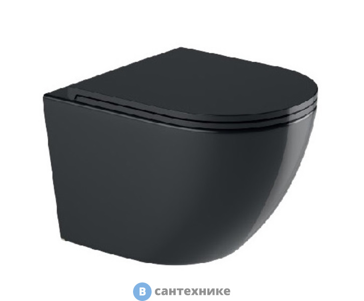 Унитаз с инсталляцией WELTWASSER и кнопкой смыва (MARBERG 410 + MERZBACH 043 GL-BL + MAR 410 RD GL-WT)