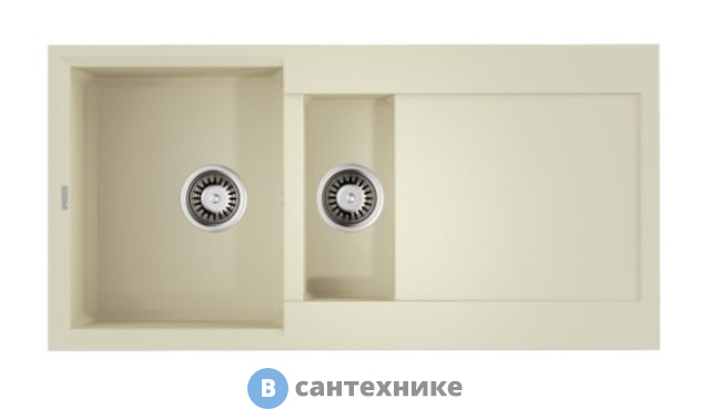 Кухонная мойка OMOIKIRI Sakaime 100-2-BE ваниль (4993893)