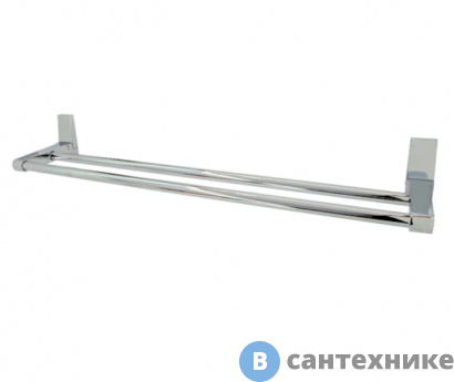 картинка Держатель WasserKRAFT Lopau K-6040 полотенец двойной