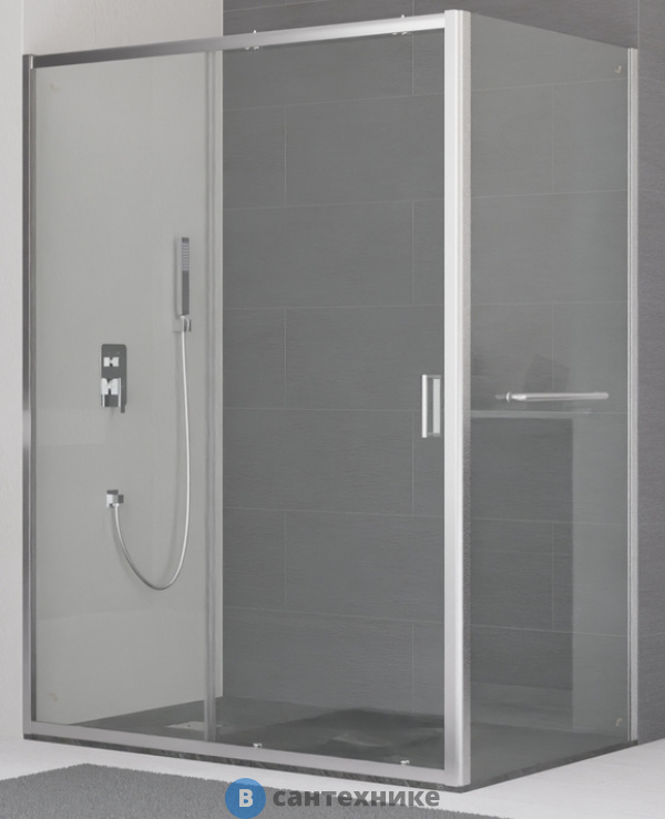 Душевой уголок RGW CL-48-1 (CL-14+Z-060-1) хром/Прозрачное/5 мм 160*100*185 (320948106-011), без поддона