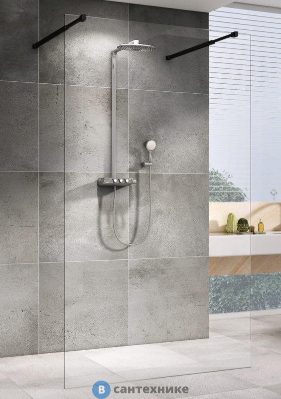 Душевая перегородка ABBER Immer Offen AG68120B8 120*200