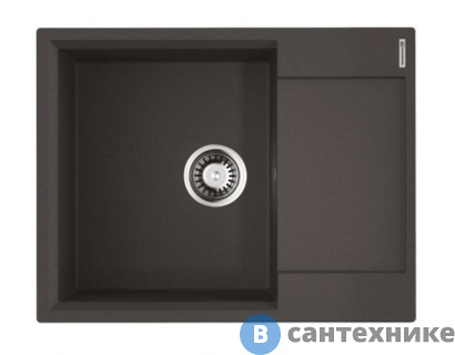 картинка Кухонная мойка OMOIKIRI Daisen-65-BL черный (4993684)