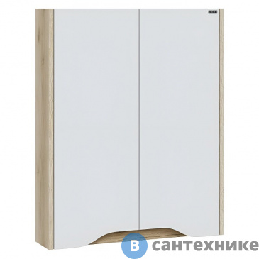 картинка Шкаф подвесной СанТа Сатурн 600*750 над стир. машиной дуб австрийский НП (700373)
