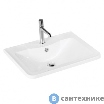 картинка Раковина BelBagno BB700/455-LV-MR-ALR из литьевого мрамора, 700х455х145