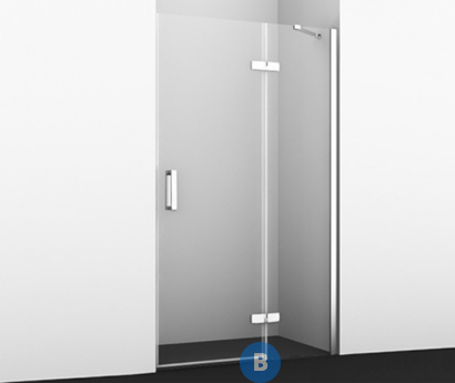 картинка Душевая дверь WasserKRAFT Aller 10H05R White, распашная, правая