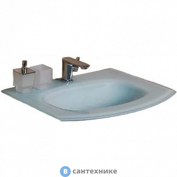 Раковина Cezares стеклянная 82410 Extra-light (70x52)