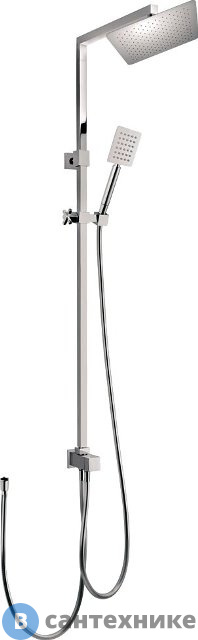 Душевая стойка Paini 50CR191ARQ2P3 + лейка Aversa RSQ4