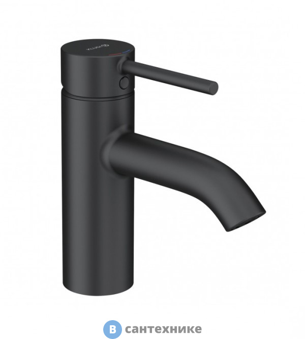 Смеситель Kludi BOZZ 382723976 для умывальника, черный мат.