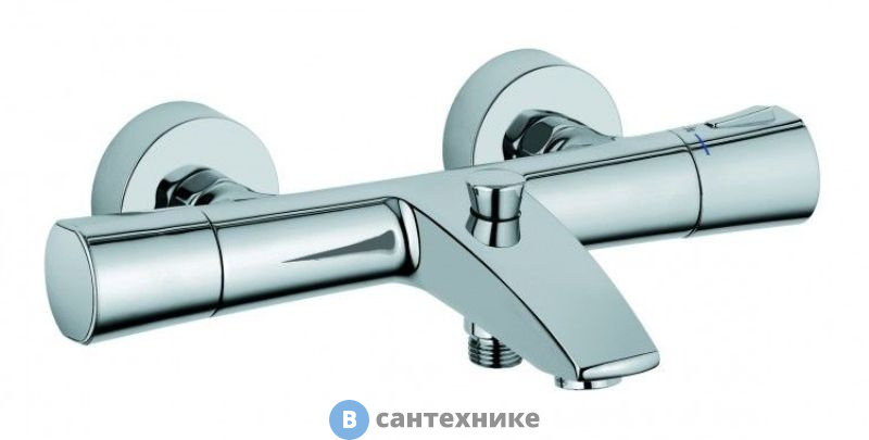 Смеситель Kludi ZENTA 351010538 для ванны и душа с термостатом DN 15