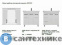 картинка Тумба под раковину Ирлен ЛОТОС-1-100 3 двери, 2 ящика белый глянец (под ум. Фостер-100) /135781/