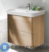 Тумба Burgbad Iveo подвесная с умывальником с 1 отв под смес. 800х492х721 мм. 2 выдв ящика, сифон в компл. F2747 кашемировый дубовый (SFEN080F2747G0161C0001*1)