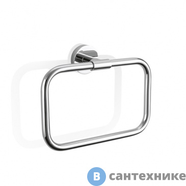 картинка Полотенцедержатель Decor Walther Basic HTR кольцо, хром (531200)