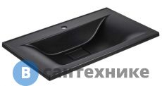 Раковина Vincea VCB-3M750B из кварцевого камня, чёрный