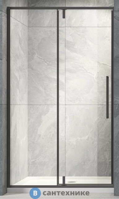 Душевая дверь Veconi VN-34B VN34B-120-01-C7 стекло прозрачное, 6 мм