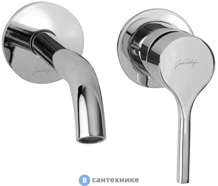 Смеситель Jacob Delafon Elate E28318-CP для раковины встраиваемый в стену, хром